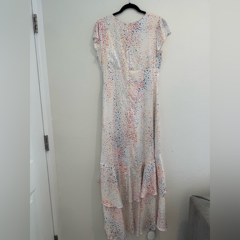 Hutch Multicolor V-Neck Maxi Dress - Picture 2 of 10